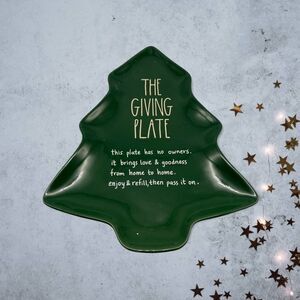 Rae Dunn THE GIVING PLATE Tree Platter